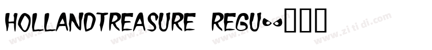 HollandTreasure Regu字体转换